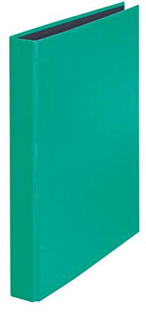 Original Falken YourColor Ringbuch. Made in Germany. 2-D-Ring-Mechanik DIN A4 Füllhöhe 25 mm grün Kalender Organizer Ring-Ordner Hefter Plastikordner ideal für Büro und Schule