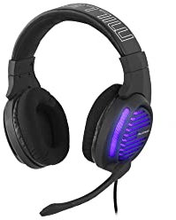 MILLENIUM MH2 - Auriculares Gaming Advanced para PC con Cable de 2,2m, conexión USB, 20 ohmnios, retroiluminado, Orejeras aireadas