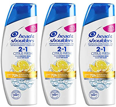 Head & Shoulders Classic 2-in-1 Anti-Schuppen-Shampoo und Conditioner, 3 x 270 ml