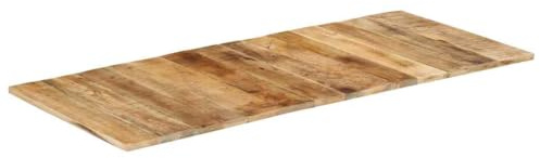 vidaXL Tischplatte, Esstischplatte für Restaurant Café Hotel, Holztischplatte für Esstisch Couchtisch, Ersatztischplatte Holzplatte, Massivholz Mango