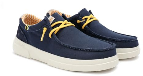 PITAS | SIRMIONE | Mocasines de Mujer | Náuticos Casual | Zapatillas de Verano | Zapatos de Mujer Casuales y Cómodos | Calzado de Walkinpitas | Marino 38