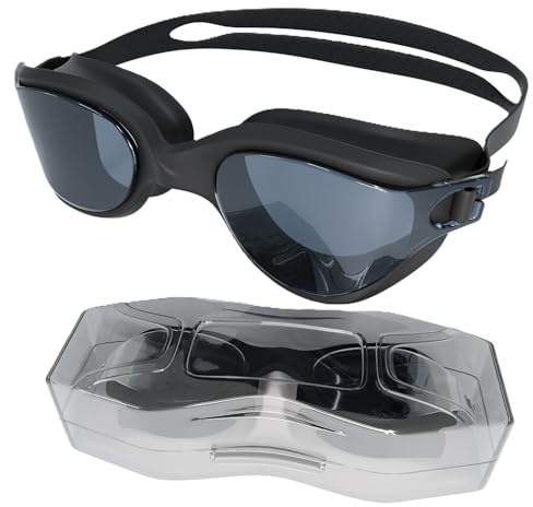Vestigia gafa natación hombre antivaho unisex polarizadas protección UV gafas adultos buceo 100% antifugas