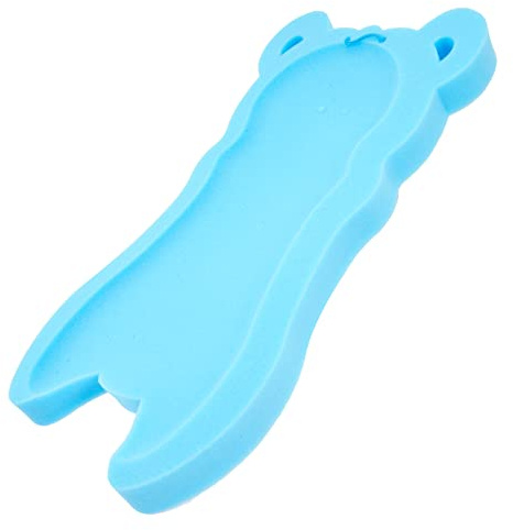 FUNNETOYU Almohadilla De Esponja para Baño De Ñiño y Niños Pequeños, Antideslizante, Transpirable, Soporte para Cabeza y Cuello, Color Azul, para Uso Baño Infantil