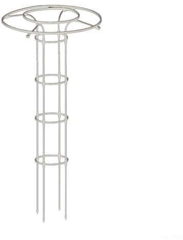 babominimer Marco de soporte para plantas trepadoras al aire libre para vides de jardín, rosas, tomates y verduras, estructura de rejilla de PVC blanco con diseño arqueado, 90 cm a 210 cm (150 cm)