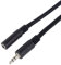 PremiumCord Cavo Prolunga Jack 3,5 mm, Jack 3,5 mm, Maschio-Femmina, Cavo Prolunga Audio per Cuffie Aux, Schermato, Colore Nero, Lunghezza 5 m