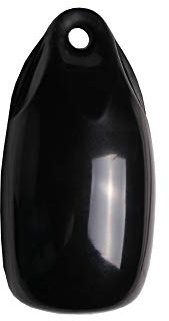 Majoni Dumpy Single Eye Boat Black Fender Inflated - Large