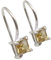 SilverStarJewel Citrin Zinkeneinstellung Ohrringe 1,5 cm Muttertag Umsätze Sterling Silber