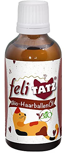 cdVet feliTATZ Bio-HaarballenÖl Katzen 50 ml – Unterstützt Haarballenausscheidung & glänzendes Fell