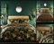 ® Duvet Set Jungle Palm Leaf Fern Tiger Cheetah Leopard Bedding Covers (King)