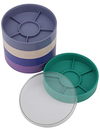 Piezas De Reloj Caja De Almacenamiento, 5 Capas Herramientas De Reloj Contenedor Reloj De Movimiento Cubierta Polvo Tornillo Componente Piezas De Hardware Piezas De Reloj prueba de humedad