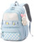 JANSBEN Schulranzen Jungen Schulrucksack mädchen Teenager Schultasche rucksäcke Sporttasche Daypack für Schule Ranzen höhenverstellbar Viele Fächer Laptopfach School Bags Blau Nylon(21L)