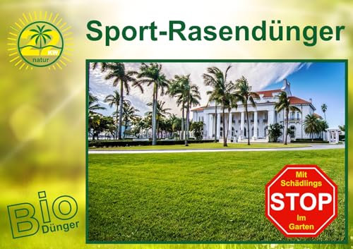 BIO Sport und Rasendünger, Gartendünger 3KG 22KW-Natur