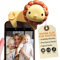 Looky Lou - Lion Rattle Phone Clip for Baby Pictures, Newborn Photography, Monthly Milestones, Photoshoot Props & First Birthdays - New Parent, Grandparent, Shower, Registry