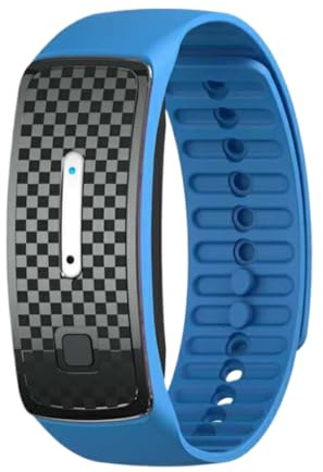 Kexpery Bracelet anti-moustiques à ultrasons 3 modes pour enfants et adultes, bande anti-moustiques étanche et rechargeable pour le camping, la pêche, les sports de plein air (bleu)