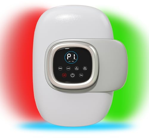 Masajeador de Manos, Masajeador Mano con 3 Mode 3 Velocidades de Compresión por Airbag, Masaje para Calor, MuñEcas con Función de Memoria, con Luz Roja, Azul Y Verde, Alivia El Dolor