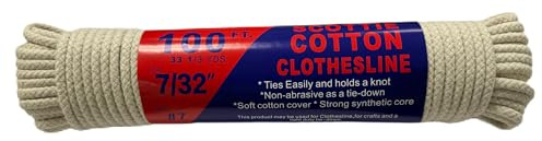 #7 7/32 x 100 ft Scottie Cotton Clothesline