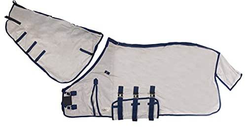 QHP Flugtäcke With Halsstycke Barok - Grått - 215 cm
