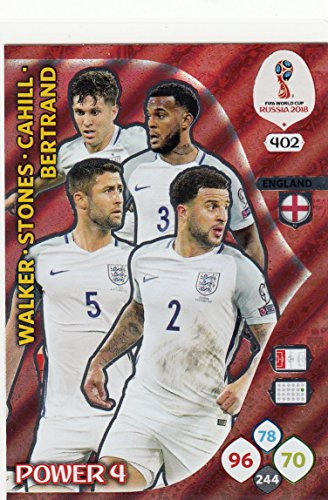 Adrenalyn XL Panini World Cup Russia 2018 England Power 4