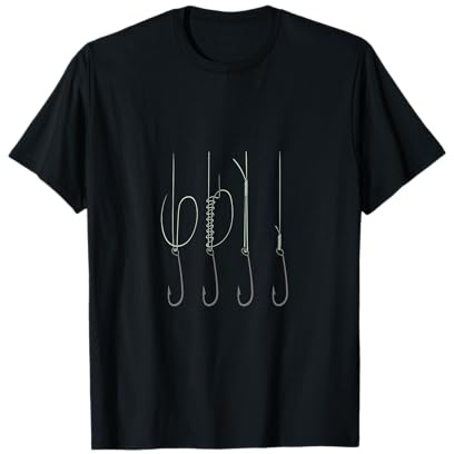 Diseño de guía de nudos de pesca para pescadores y pescadores Camiseta