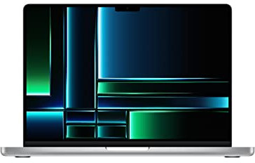 Apple 2023 MacBook Pro Laptop mit M2 Pro Chip: 14,2 Liquid Retina Display, 16 GB RAM, 512 GB SSD Speicher, beleuchtete Tastatur, 1080p FaceTime HD Kamera. Funktioniert mit iPhone/iPad, Silber