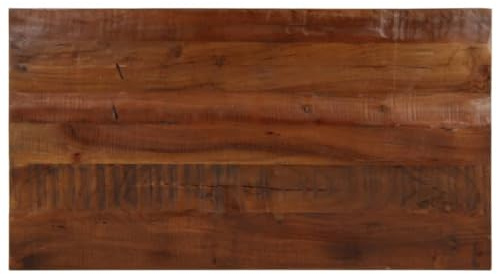 vidaXL Tischplatte, Holzplatte Rechteckig, Massivholzplatte für Tisch Esstisch Couchtisch, Ersatztischplatte, 100x70x2,5cm Altholz Massiv