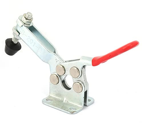 Morsetti orizzontali, morsetto a levetta orizzontale, 1 pezzo in acciaio al carbonio verticale morsetto a levetta orizzontale strumento manuale (201-B)