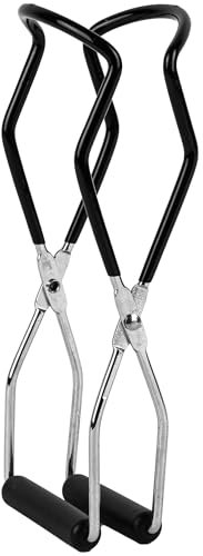 KARL HAUSMANN Lève-Bocal Acier Inox - Pince à Bocaux Antidérapante - Entonnoir à Confiture - Accessoire Stérilisation Bocaux/Stérilisateur - Bocauxe Stérilisateur - Pince à Bocal