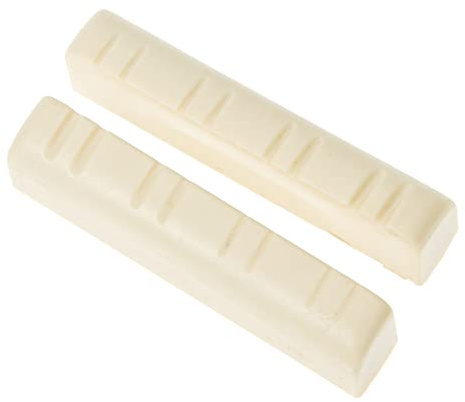 BESPORTBLE 2pcs White Mandolin String Nut Abs Mandolin String Support Replacement Accessories to Improve Tone and Wear-resistant for Players