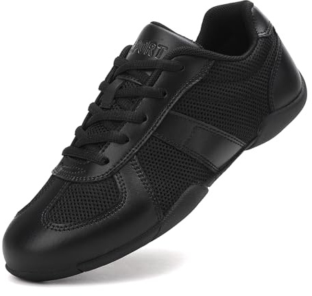 Kvwqoty Cheerleading Competition Shoes Cheer Shoes Girls Dance Trainers Kids Cheerleader Women Flexible Lightweight Child Gymnastic School Yoga Sneakers Kid 5.5 Women Black 39