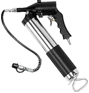 Pistola de engrase de aceite de 6000 PSI, empuñadura de pistola, Manual de servicio pesado, rígido, capacidad de 400CC con manguera Flexible for coches, SUV, camión, excavadora