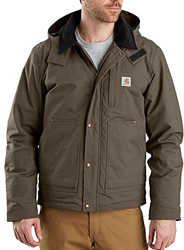 Carhartt Men's Full Swing Relaxed Fit Ripstop Insulated Jacket-Tarmac-Large