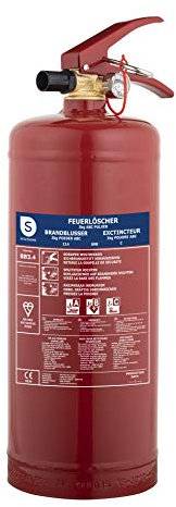 Smartwares Extincteur Poudre FEX-15030-3 kg - pour Feux ABC - Adapté pour véhicules & domiciles - Support Inclus