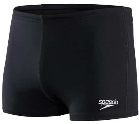 Speedo Uomo Pantaloncini da bagno Aquashort ECO Endurance+ | Resistenza al cloro | Tessuto riciclato | Swim fitness | Allenamento | Vacanze Black 28