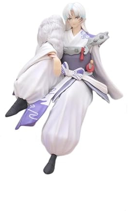 REOZIGN Sesshomaru, Statuetta d'azione Sesshomaru Seduta, Collezione Di Personaggi Anime, Modello Carino, Decorazione Dell'ufficio, Regali