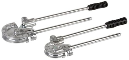 Toolland Rohrbieger Set 2er-Pack, Biegezange, Rohrbiegezange, Biegegerät zum Biegen von weichen Kupferrohren mit Ø 12-16 mm, Rolle mit Biegewinkel von 0° bis 180°