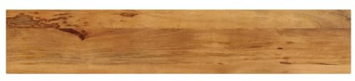 vidaXL Piano per Tavolo 160x30x3,8cm Rettangolare Legno Massello Mango, Piano per Tavolo Rettangolare, Piano Tavolo in Legno, Piano per Tavolo da Pranzo
