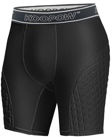 KOOPOW Men Adult Compression Padded Sliding Shorts Pants Baseball Slider