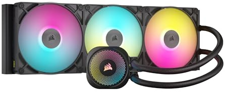 CORSAIR iCUE LINK TITAN 420 RX RGB Refrigerador Líquido para CPU – 420mm AIO – Bajo Nivel de Ruido – Intel LGA 1851/1700, AMD AM5/AM4 – 3 Ventiladores RX140 RGB – iCUE LINK System Hub incluido – Negro