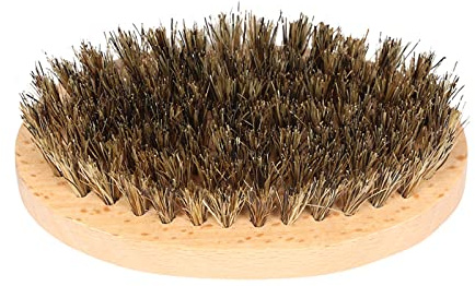 Cepillo de madera para barba para hombre, herramienta de aseo y bigote, para peluquería, uso doméstico