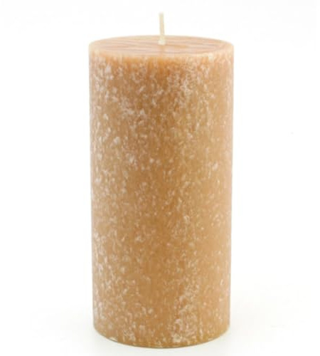 Root Candles Unscented Candles Premium Beeswax Blend Pillar Candle, 3 x 6-Inch, Beeswax