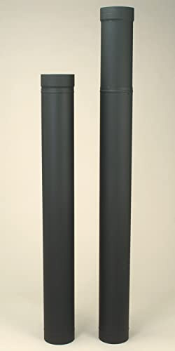 6 HeatFab 38 to 70 Adjustable Black Stovepipe - 2606B (1) (1)