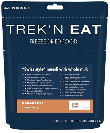 Trek´n Eat céréales a la suisse avec poudre de lait - nutrition