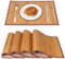 Bambus Tischsets für Esstisch, Tischsets Set von 4,Fleck-resistent, hitzebeständige Platzmatten, langlebige und robuste Essplatz Matten für Küchentisch (30 * 44cm, Original)