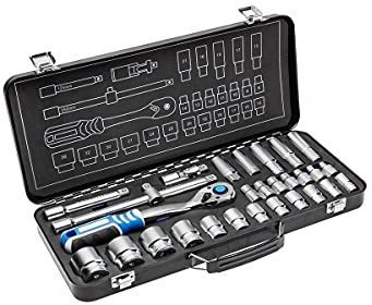 Högert Technik - Caja de Herramientas, Juego de Herramientas, Maletin Herramientas, Caja Herramientas, Kit de Herramientas, Maleta de Herramientas, Set de Herramientas - 29 Piezas