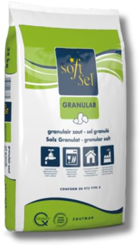 soft sel 25Kg Granular Dishwasher Salt | Suitable for Dishwashers & Water Softeners