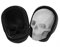 Maskworld Schädel Motiv-Silikonform für Eiswürfel & Backen - 7,5 cm - Halloween, Karneval & Motto-Party (1 Form)