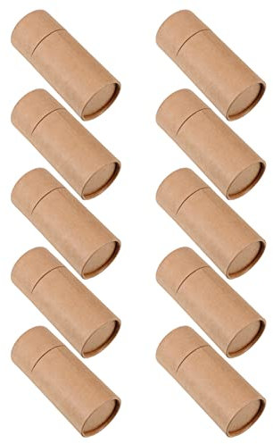 Operitacx Lippenstift 10st Papierröhrchen-box Für Flaschen Mit Ätherischen Ölen Leerer Stiftehalter Geschenkboxen Befestigungsrohr Für Gesichtspapier Aufbewahrungskiste Kind Essstäbchen