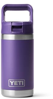 YETI Rambler Jr. 12 oz Kids Bottle, with Straw Cap (Peak Purple)