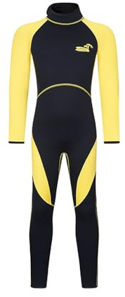 Solinder Combinaison en néoprène pour enfants, parfaite pour garçons et filles, 3 mm d'épaisseur pour plus de chaleur, combinaison humide en néoprène pour le surf, la natation, la plongée, idéale