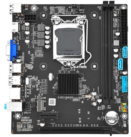Steowsey H81M-A Motherboard LGA-1150 CPU 2XDDR3 RAM Support -Compatible VGA for Desktop PC